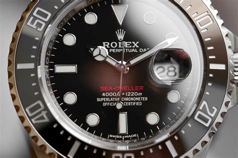 rolex sea dweller single red|Rolex Sea-Dweller price new.